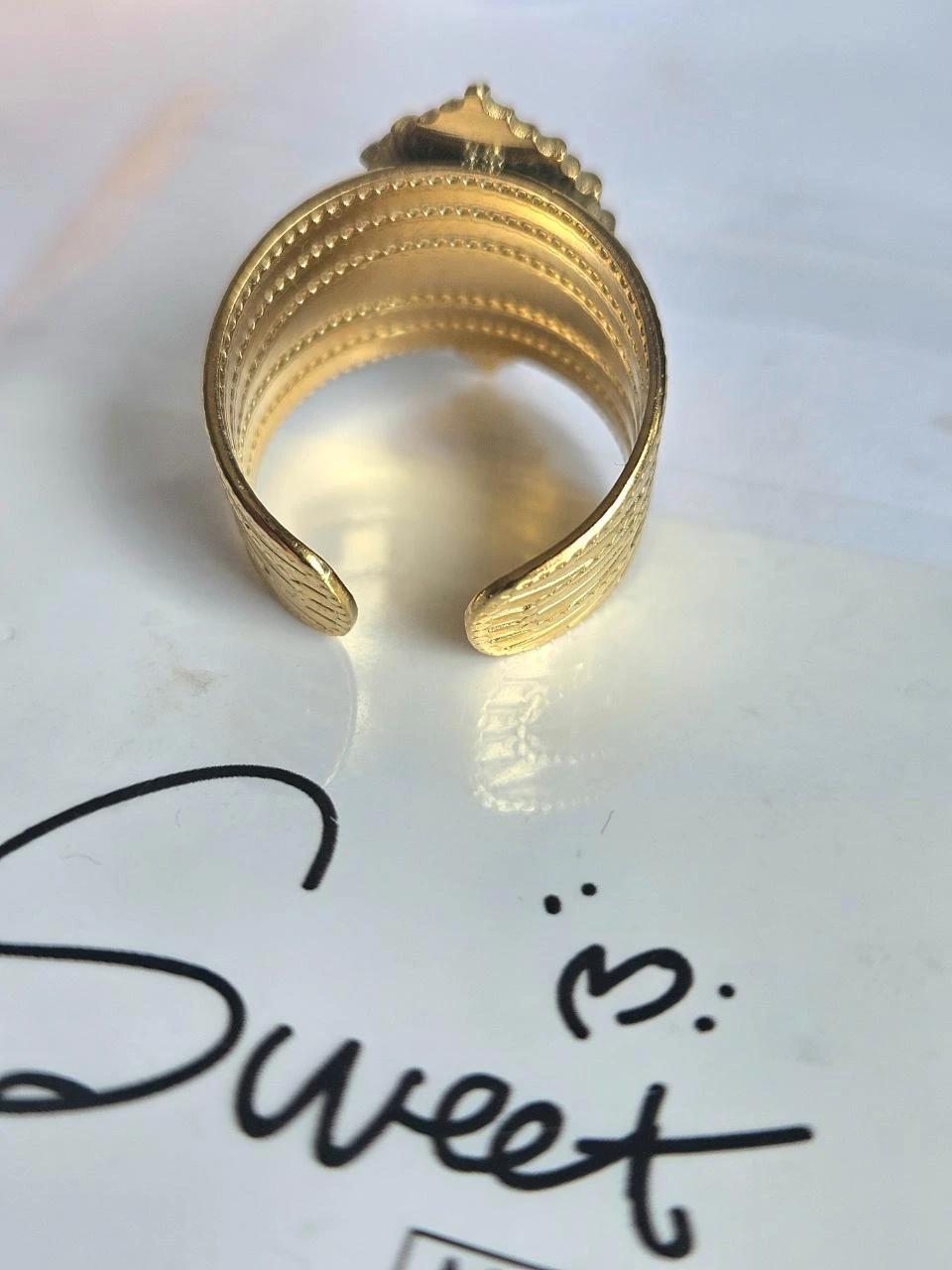 Bague en acier inoxydable – photo 2
